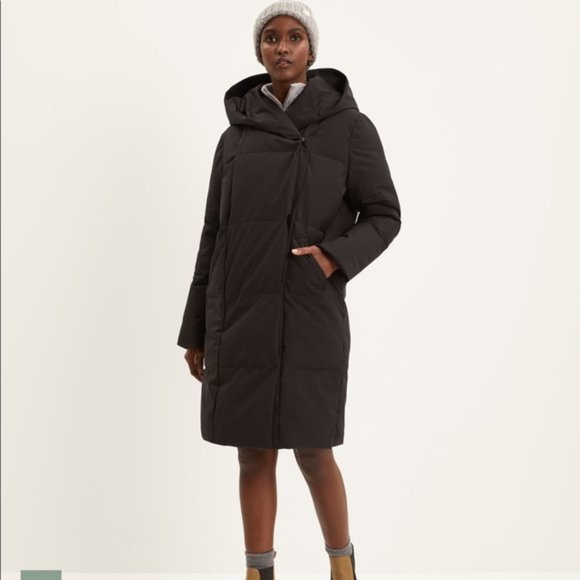 Frank & Oak Jackets & Blazers - frank & oak black hygge puffer winter jacket size small NWOT